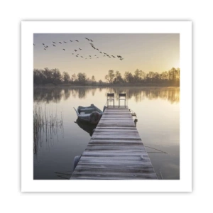 Poster - Tornerò un giorno - 50x50 cm