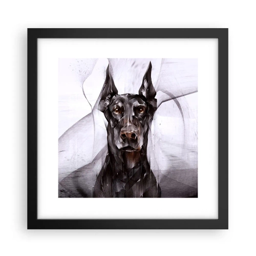 Poster in cornice nera - Nobili natali - 30x30 cm