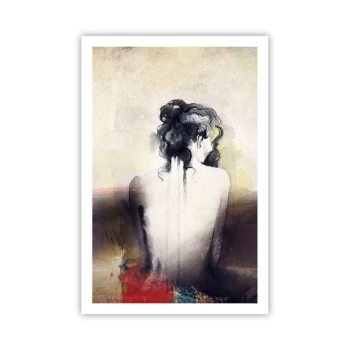 Poster - Linee miti, forme ovali - 61x91 cm