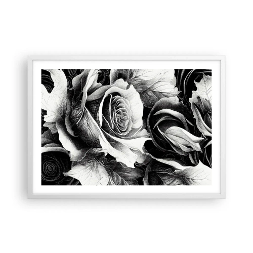 Poster in cornice bianca - Sempre regina - 70x50 cm