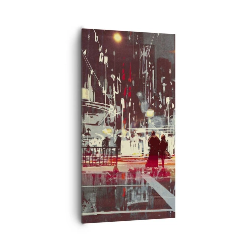 Quadro su tela - Stampe su Tela - Viaggio nella grande città - 65x120 cm
