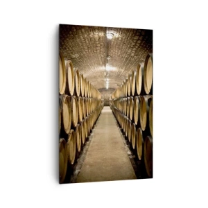 Quadro su tela - Stampe su Tela - Nella cantina in mattoni - 80x120 cm