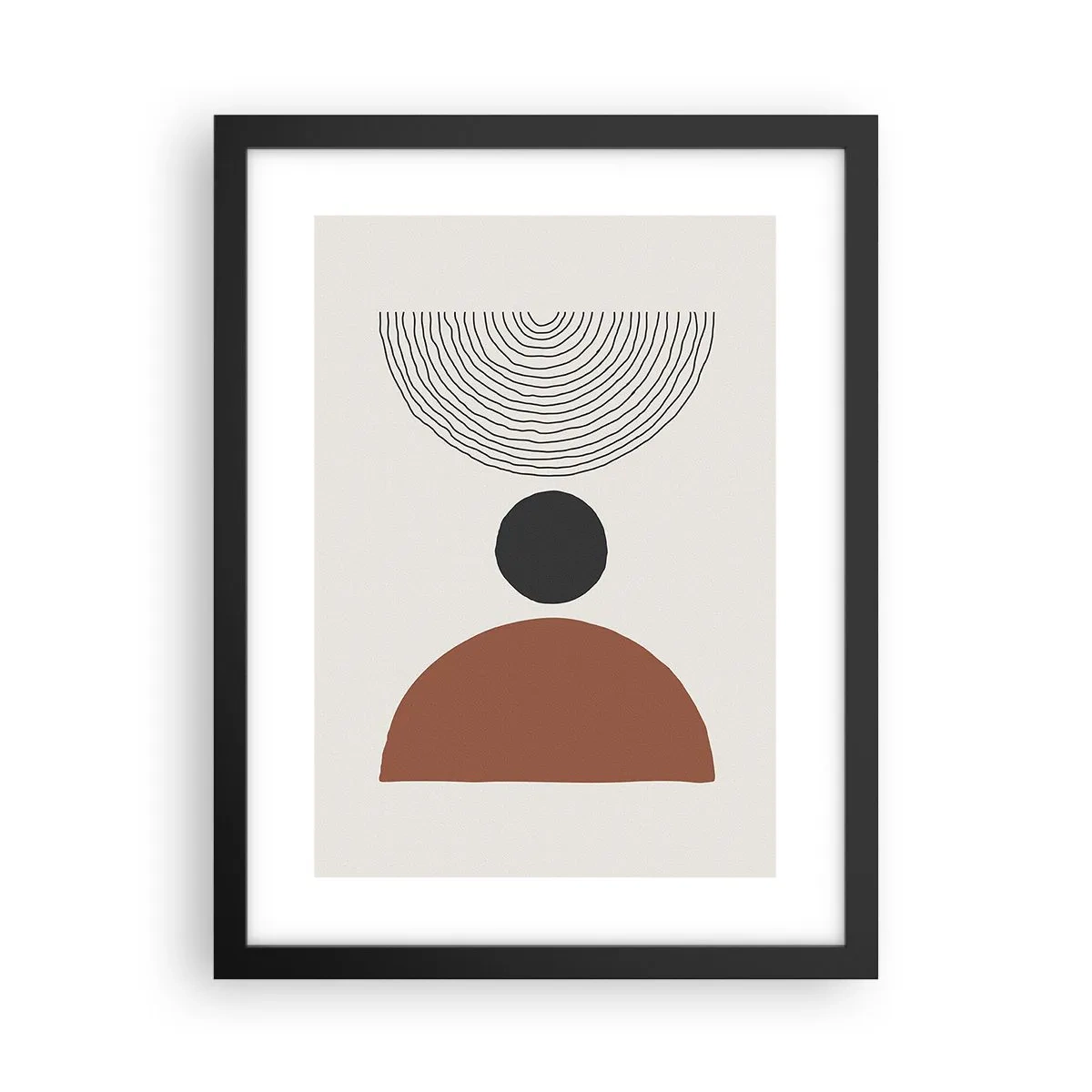 Poster in cornice nera - Al centro dell'attenzione - 30x40 cm