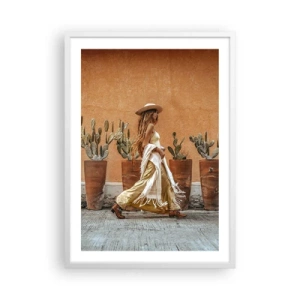 Poster in cornice bianca - In stile hippy - 50x70 cm