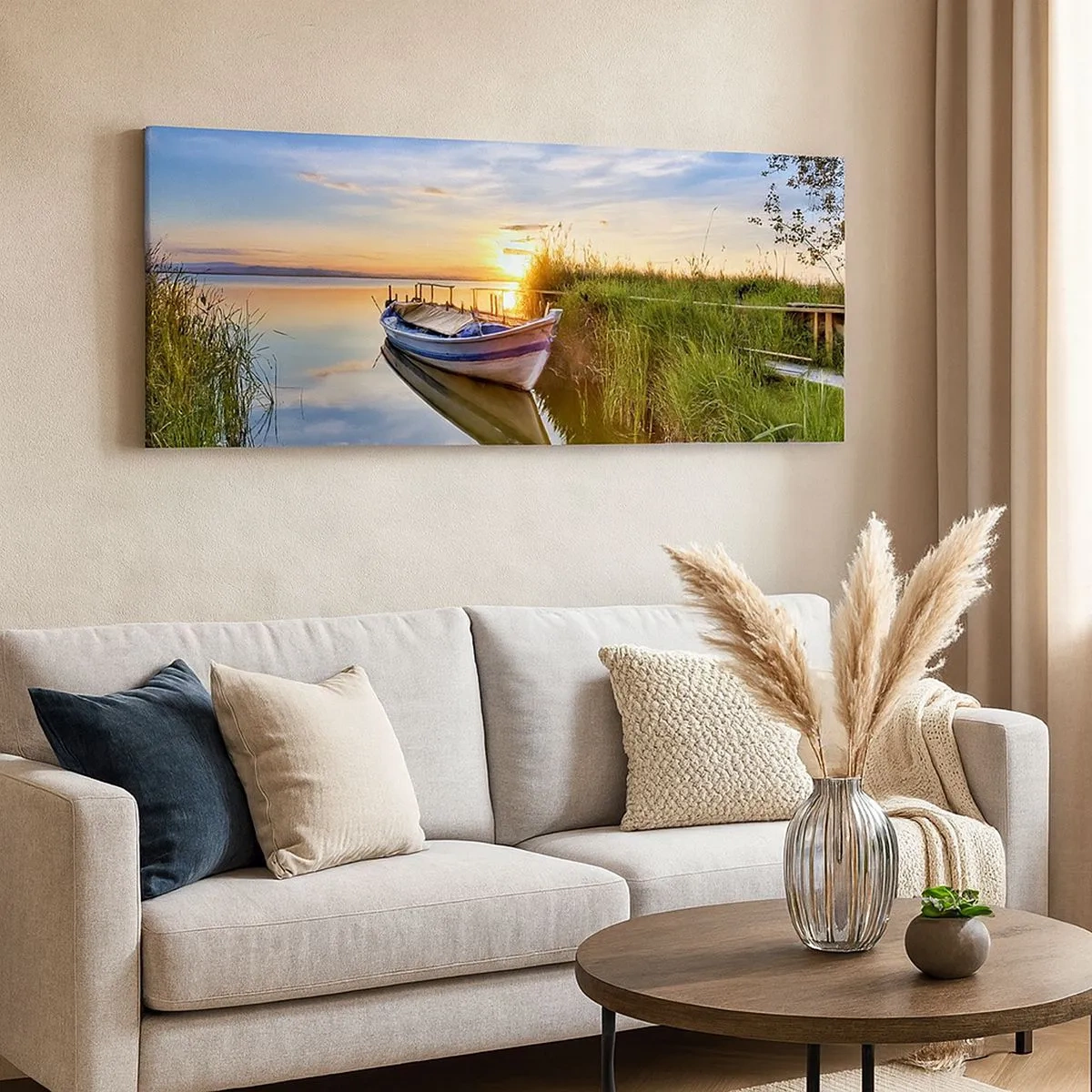 Quadro su tela - Stampe su Tela - L'insenatura dei sogni realizzati - 100x40 cm