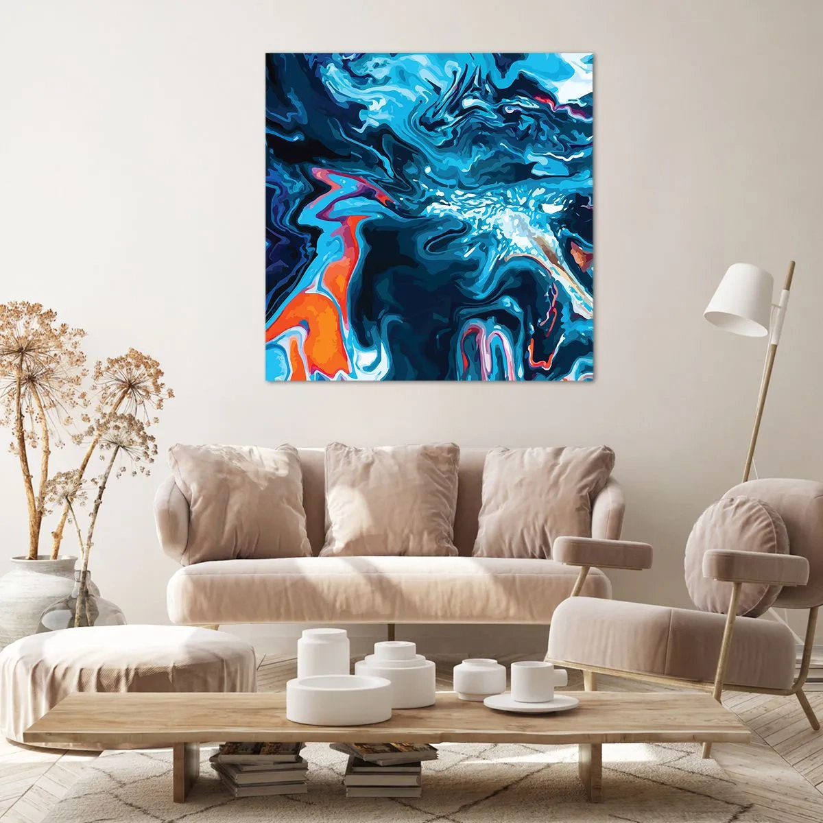 Quadro su tela - Stampe su Tela - Viaggio al centro del cielo - 50x50 cm