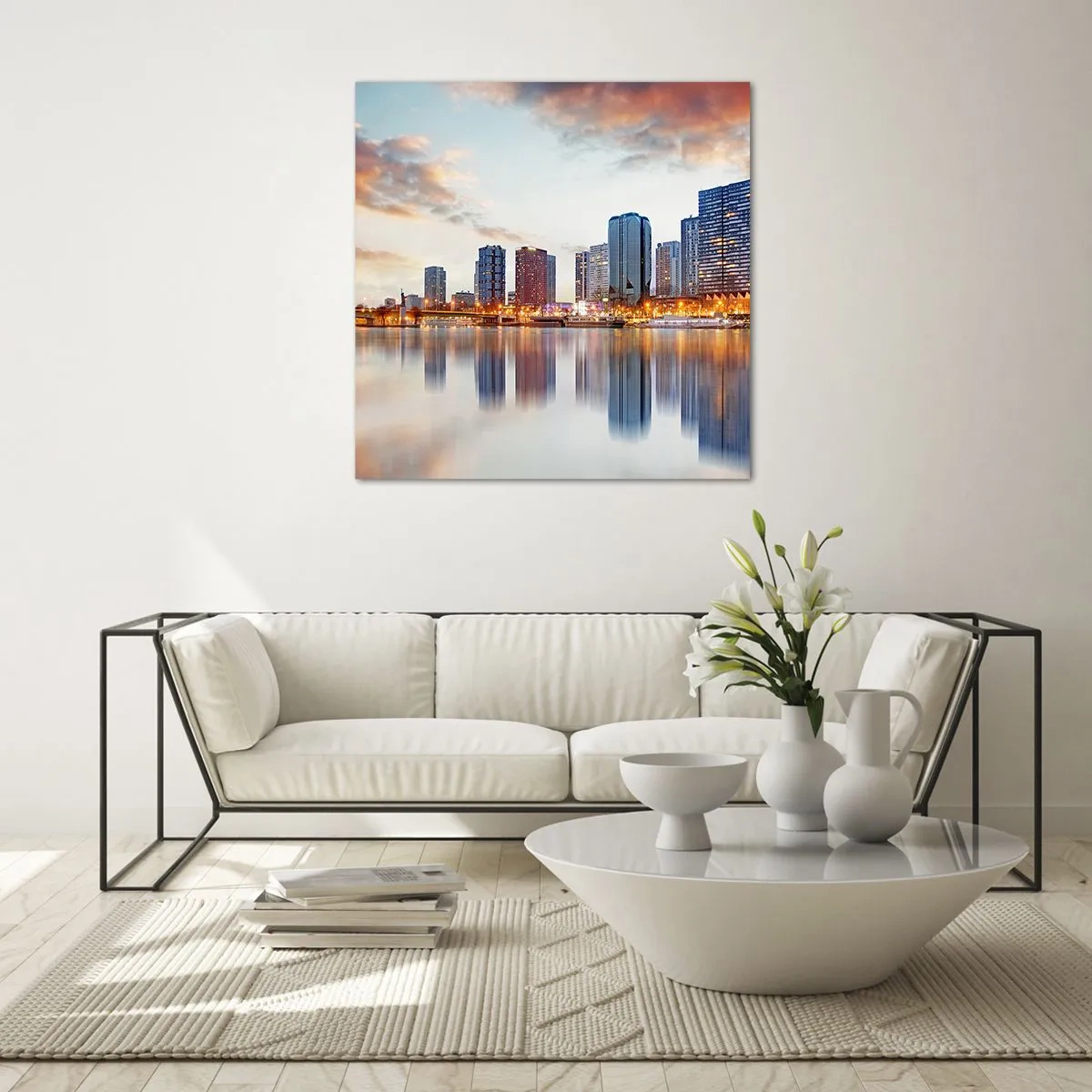 Quadro su vetro - La pace monumentale di Parigi - 40x40 cm