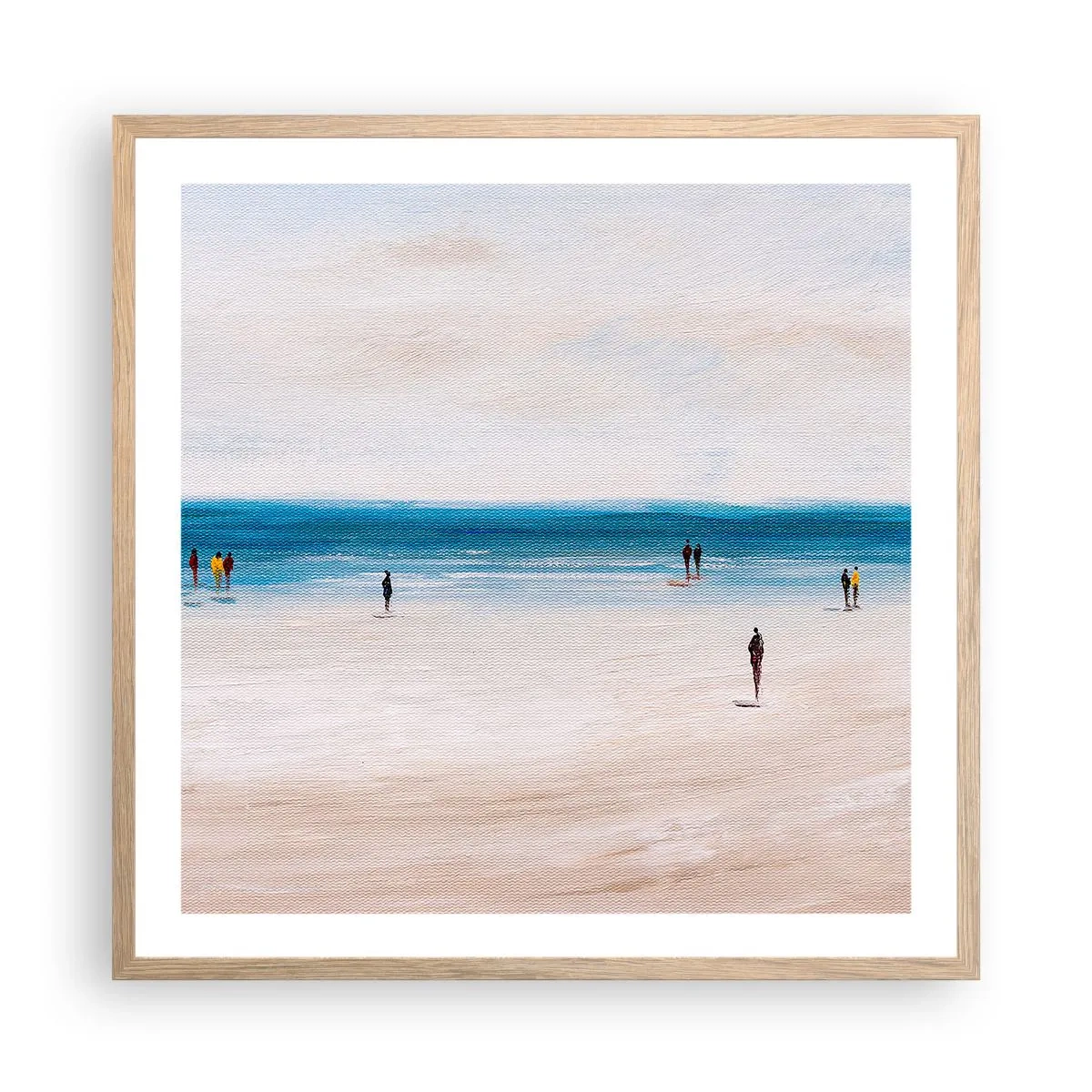 Poster in cornice rovere chiaro - Un bisogno naturale - 60x60 cm