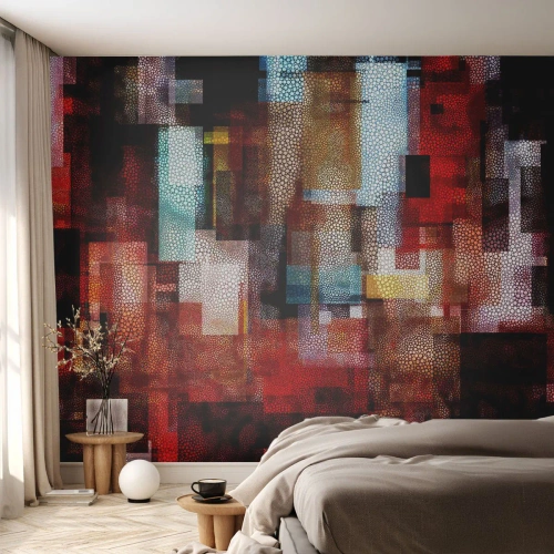 Fotomurali Standard Eco - Confusione aggrovigliata - Astrazione, Pezzo, Pittura - 450x315 cm