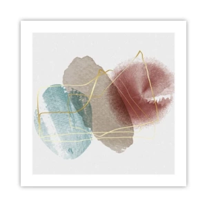 Poster - Coralli dello spazio - 50x50 cm