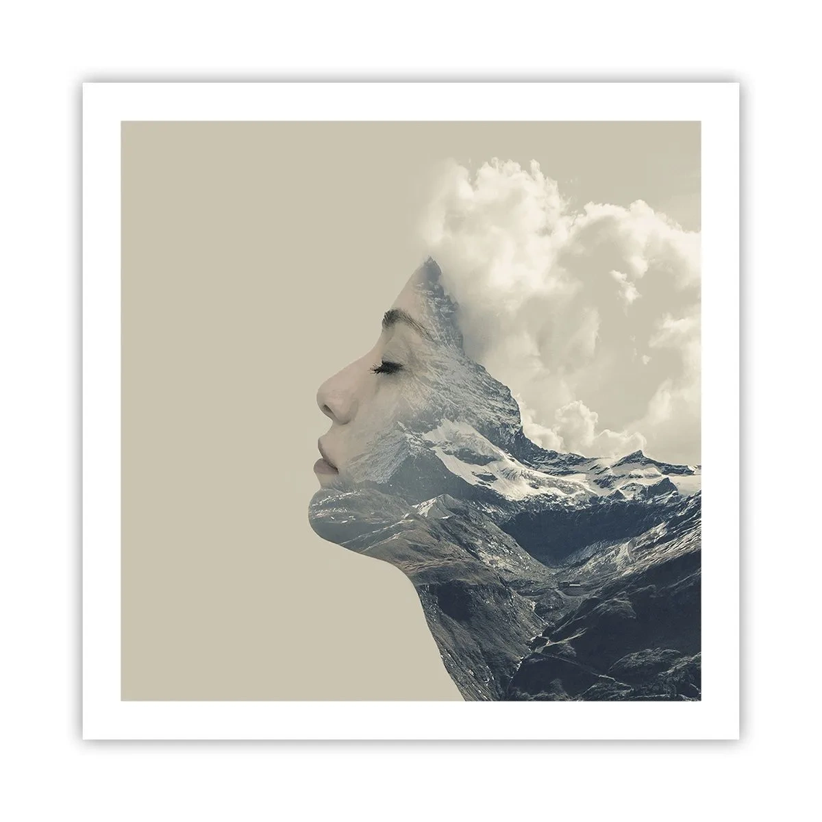 Poster - La bellezza degli elementi - 60x60 cm