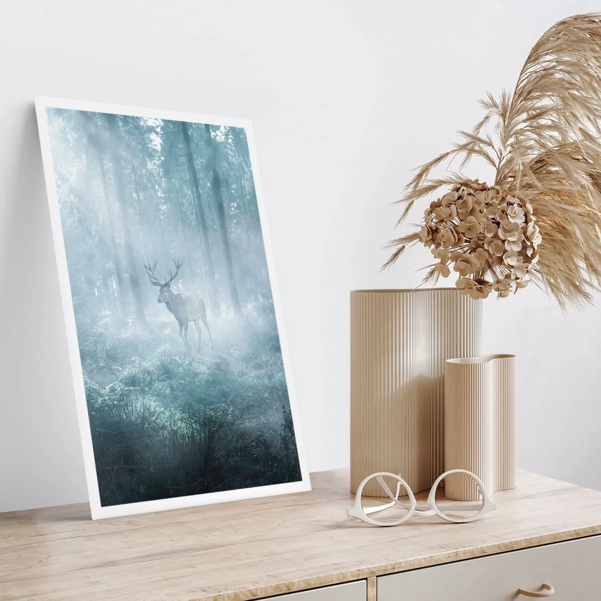 Poster - Passeggiata mattutina sulle sue terre - 70x100 cm