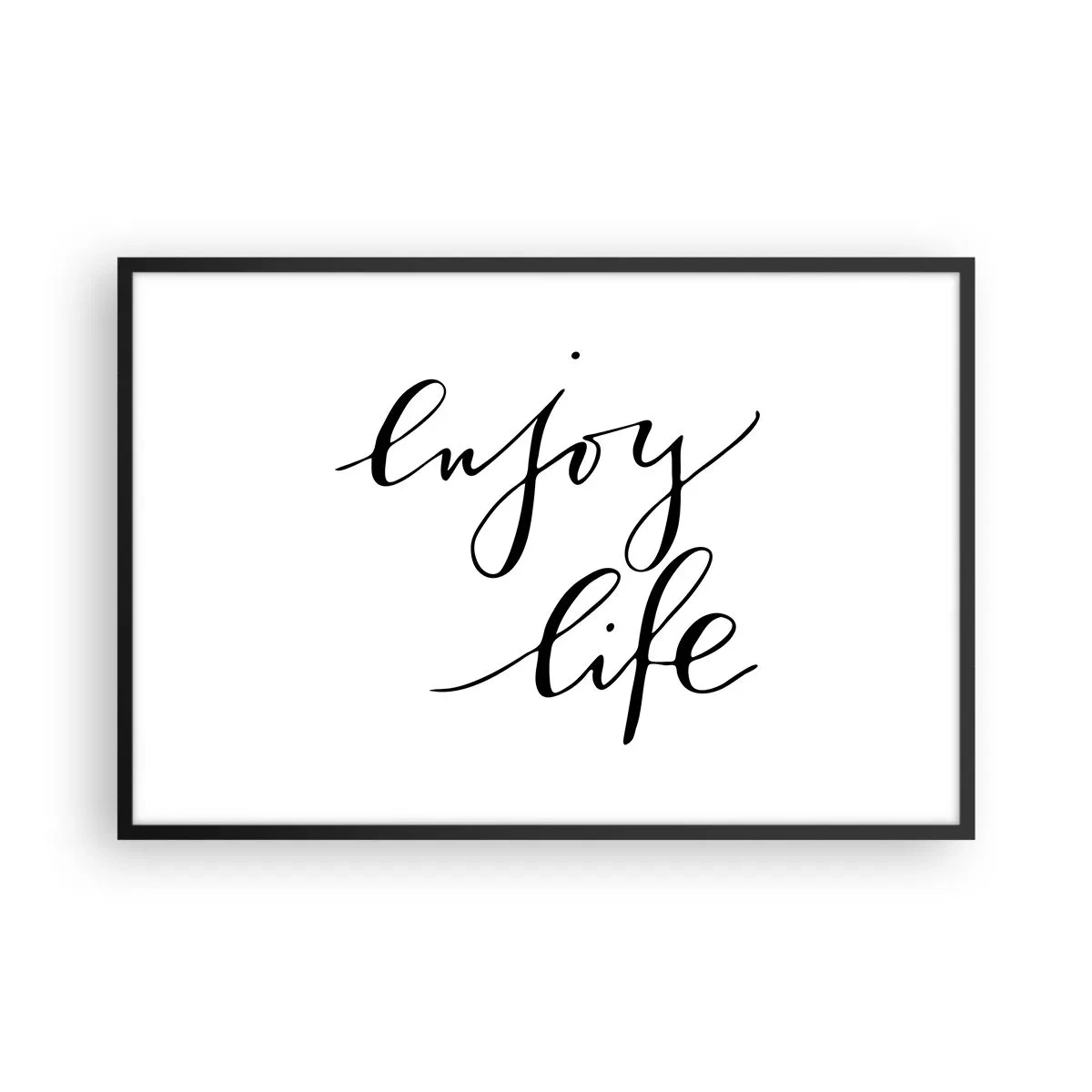 Poster in cornice nera - Niente da aggiungere... - 91x61 cm