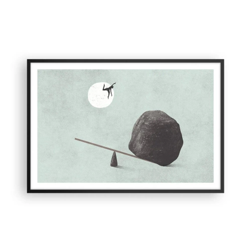 Poster in cornice nera - Sogno adempiuto - 91x61 cm