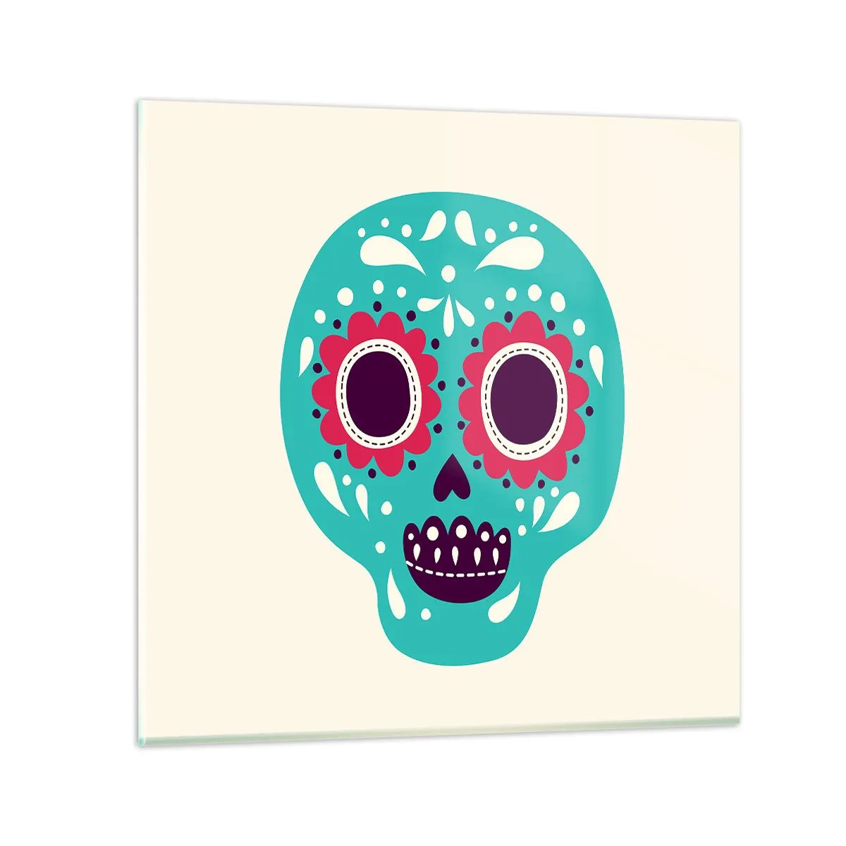 Quadro su vetro - Vita: un gioco fino alla morte - 50x50 cm