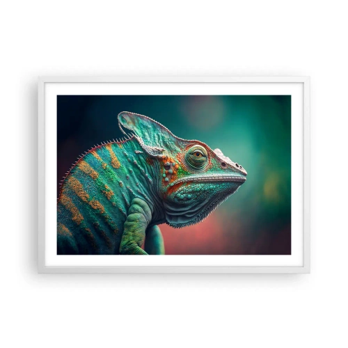 Poster in cornice bianca - Mi vedi? Non va bene... - 70x50 cm