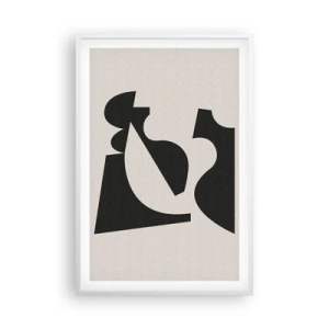 Poster in cornice bianca - Kit di montaggio - 61x91 cm