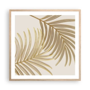 Poster in cornice rovere chiaro - Palma d'oro! - 60x60 cm