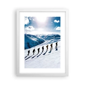 Poster in cornice bianca - La squadra dei conquistatori - 30x40 cm