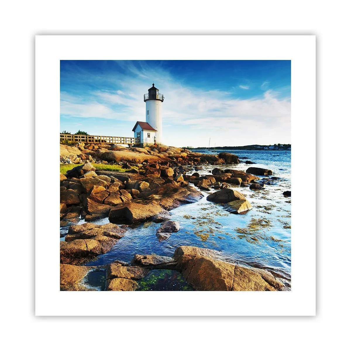 Poster - Tornate sani e salvi, vi aspetto - 40x40 cm