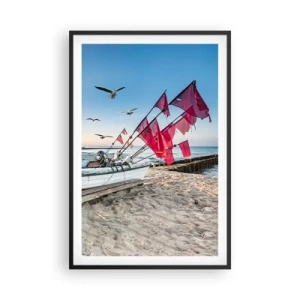 Poster in cornice nera - Meritato riposo - 61x91 cm