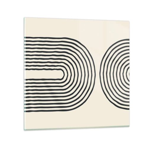 Quadro su vetro - Tra un attimo... - 60x60 cm