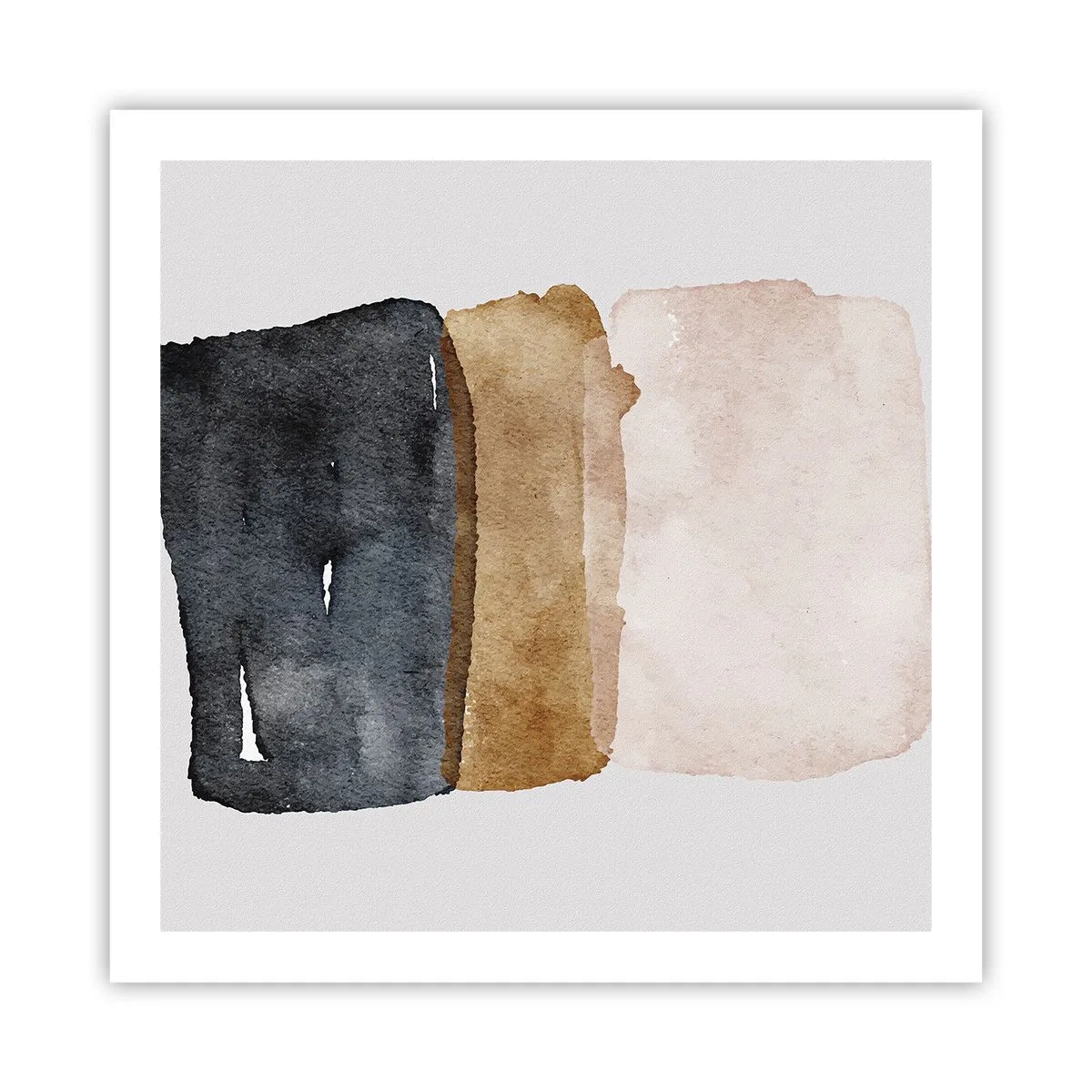 Poster - Composizione di colori della terra - 60x60 cm