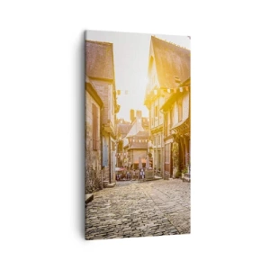 Quadro su tela - Stampe su Tela - Lo spirito bianco della cittadina - 45x80 cm