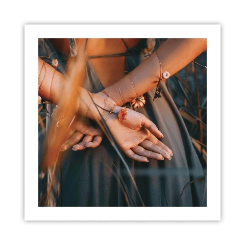 Poster - Legata alla natura - 50x50 cm