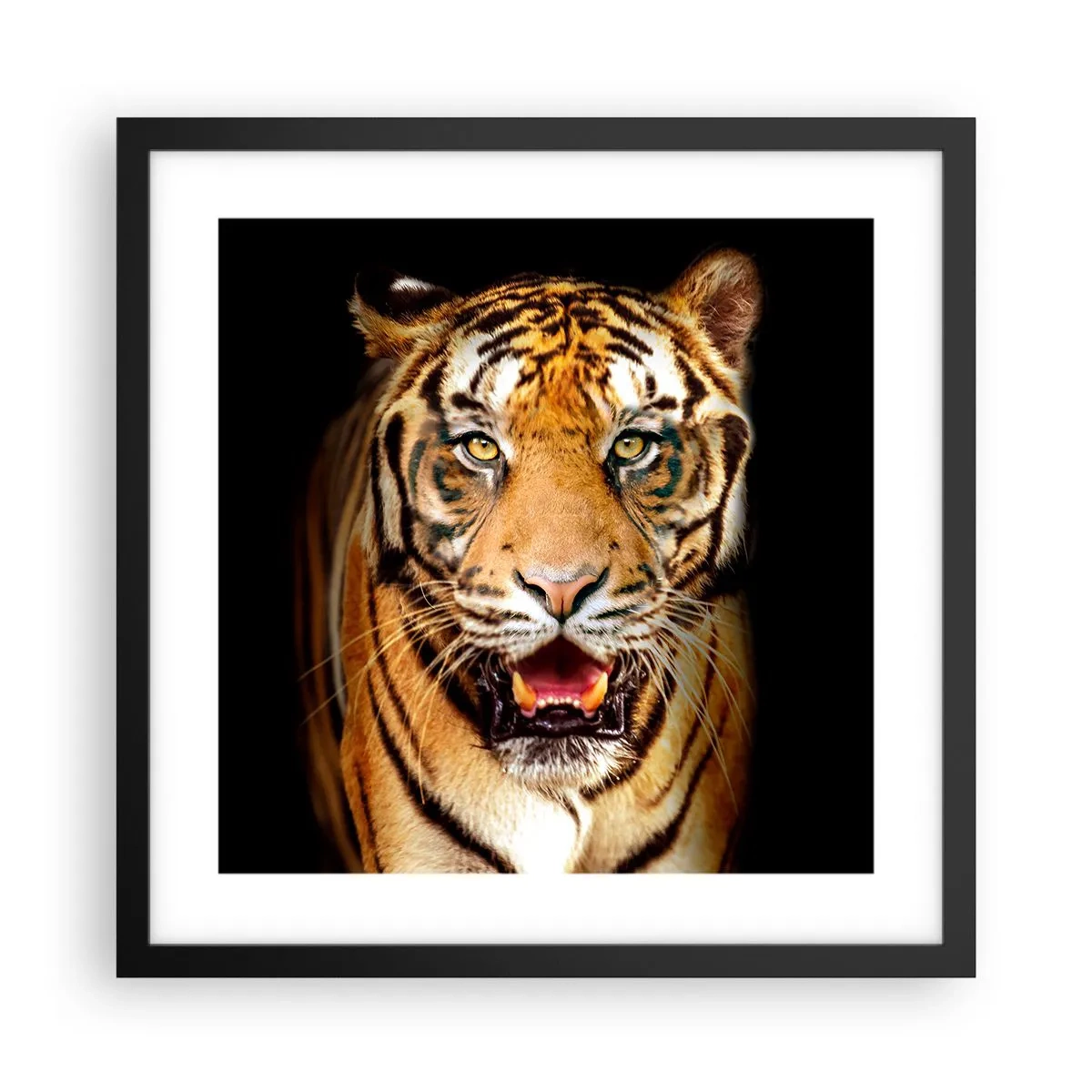 Poster in cornice nera - Cuore selvatico - 40x40 cm