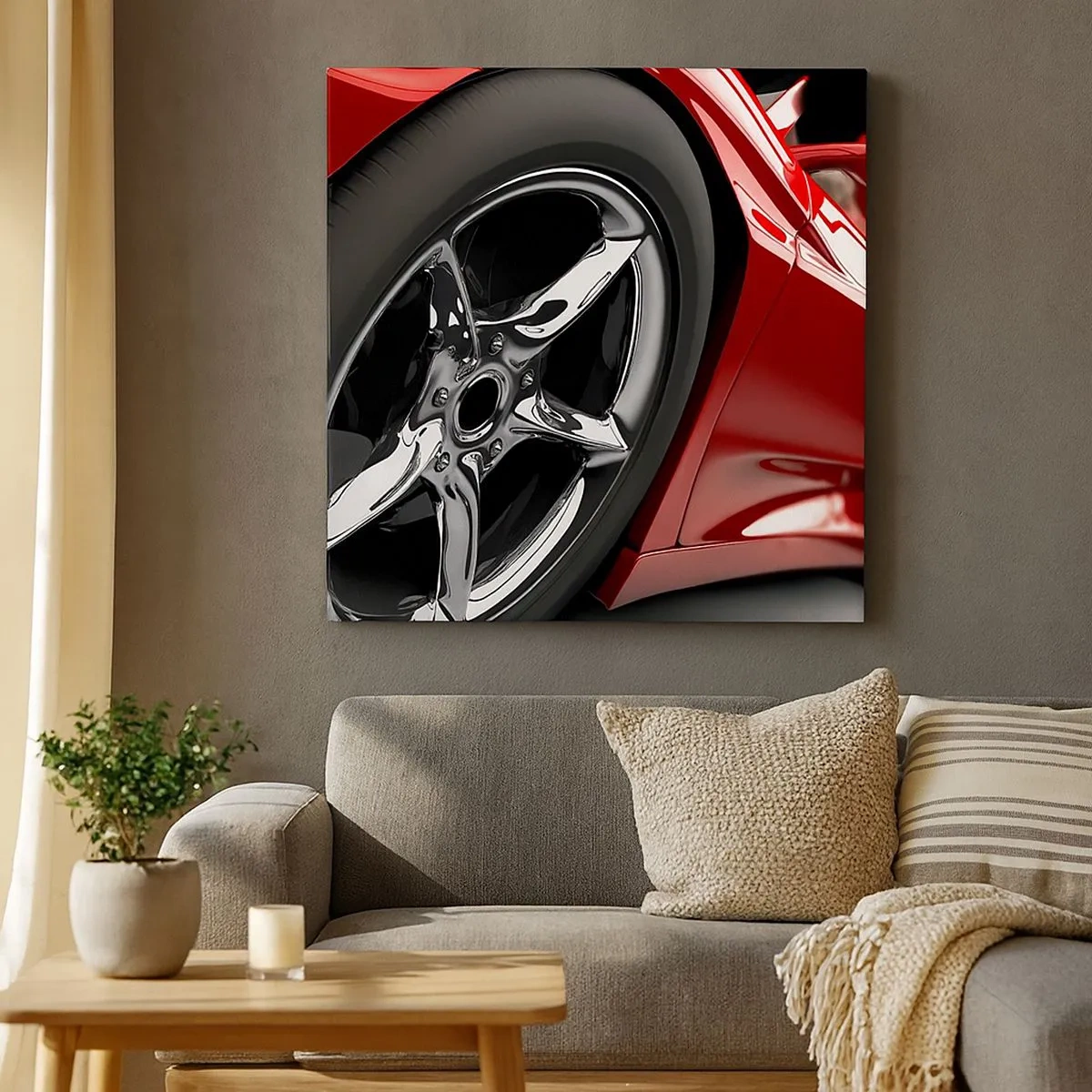 Quadro su tela - Stampe su Tela - Fatta per la velocità - 30x30 cm
