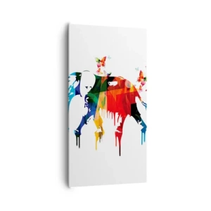 Quadro su tela - Stampe su Tela - Ognuno può ballare - 65x120 cm