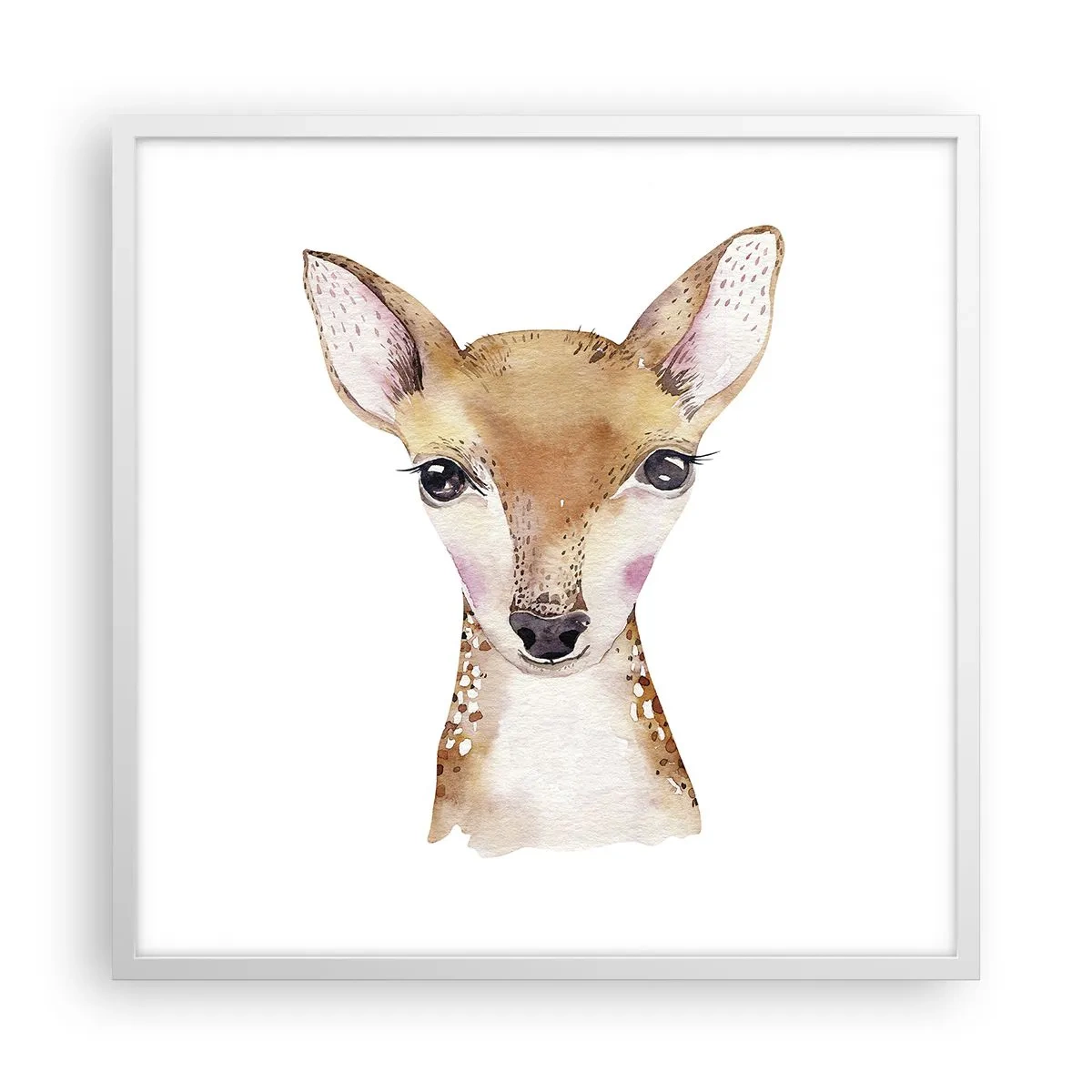 Poster in cornice bianca - La natura dell'innocenza - 60x60 cm