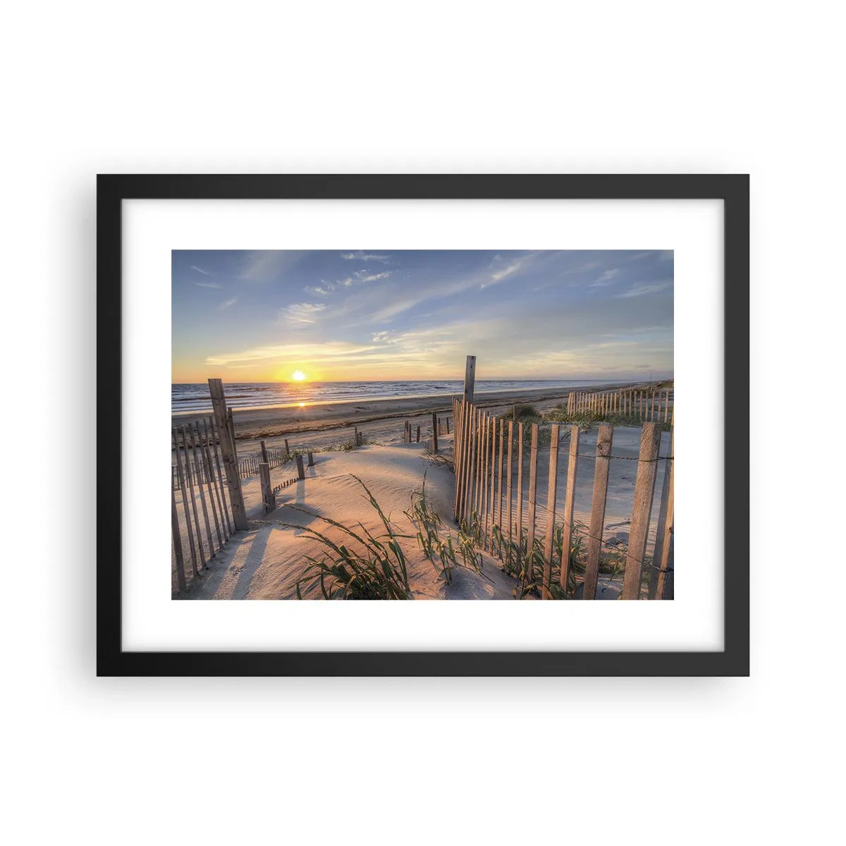 Poster in cornice nera - Luci e ombre del vento - 40x30 cm