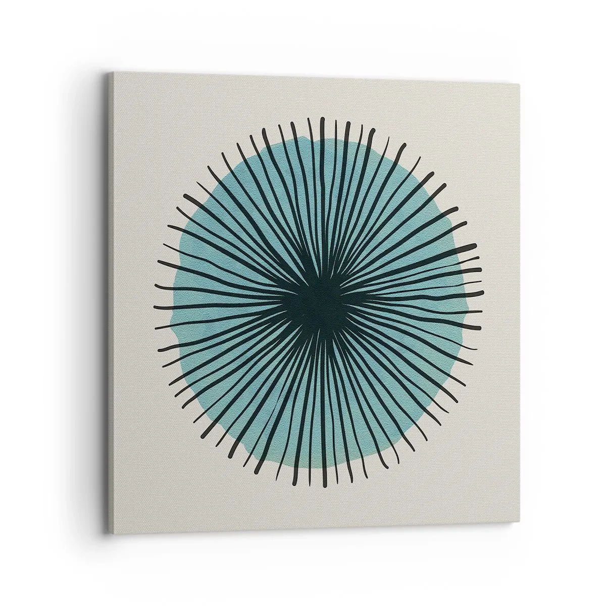 Quadro su tela - Stampe su Tela - Radiosamente nel blu - 70x70 cm