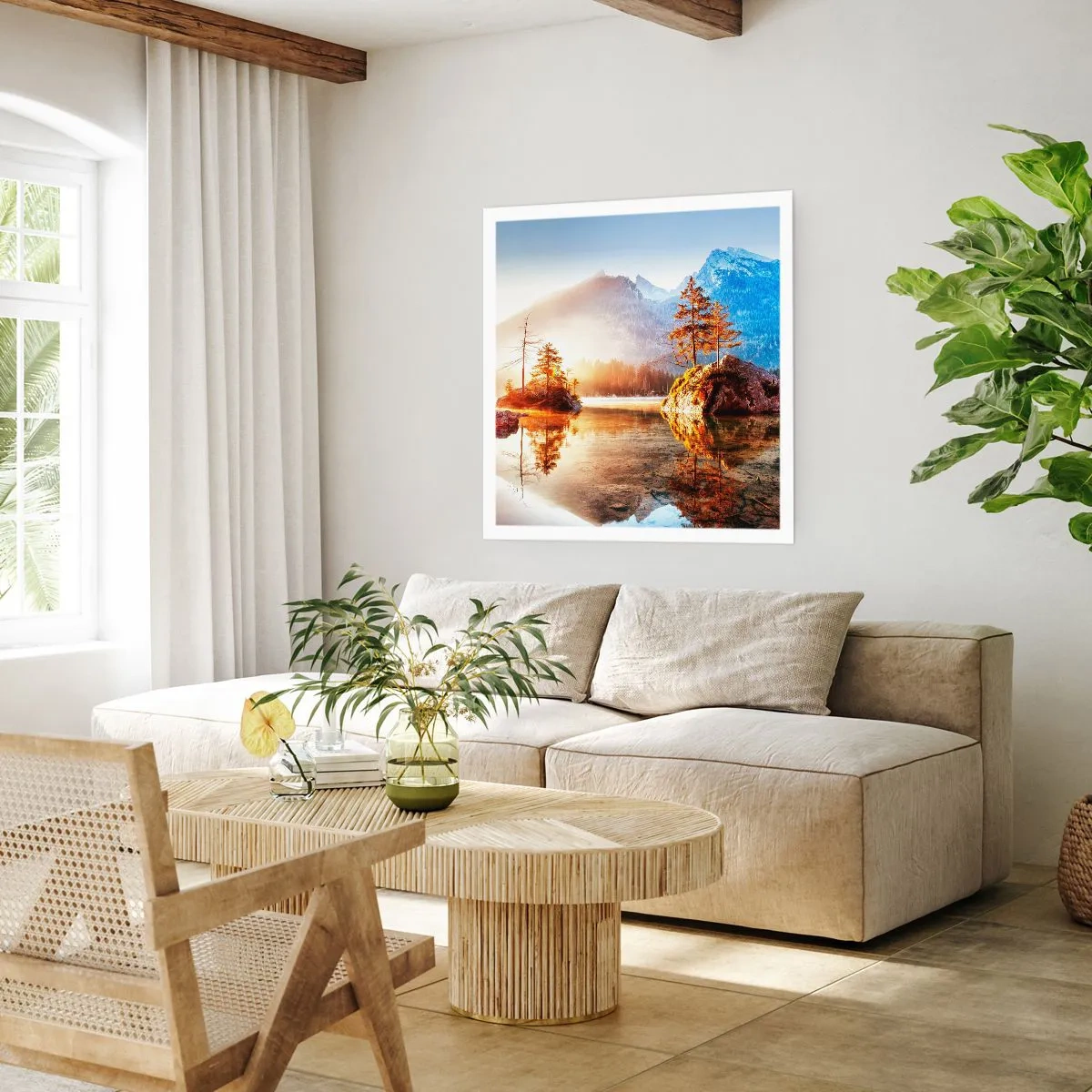 Poster - La natura in una nuova luce - 30x30 cm
