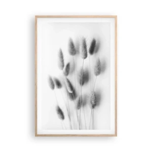 Poster in cornice rovere chiaro - Erba soffice - 61x91 cm