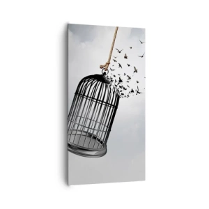 Quadro su tela - Stampe su Tela - Fede... Speranza... Libertà! - 65x120 cm