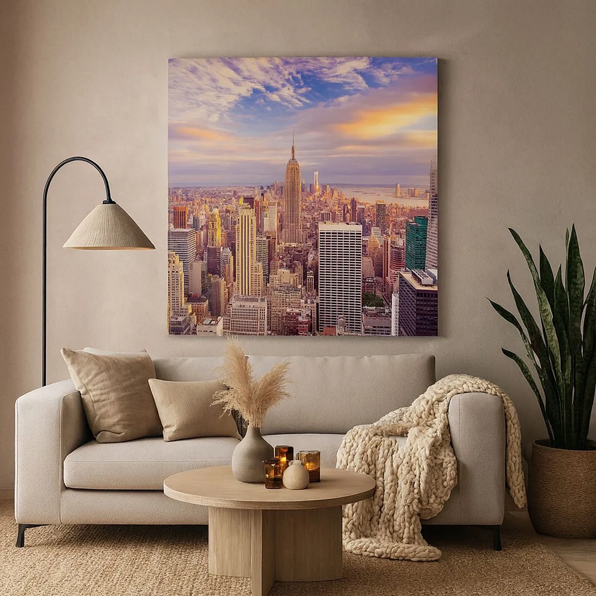 Quadro su tela - Stampe su Tela - Toccando le nuvole - 30x30 cm