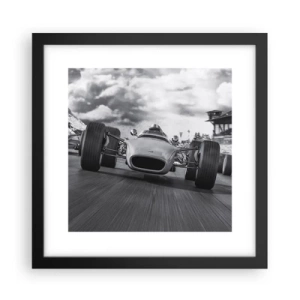 Poster in cornice nera - C'è la forza! - 30x30 cm