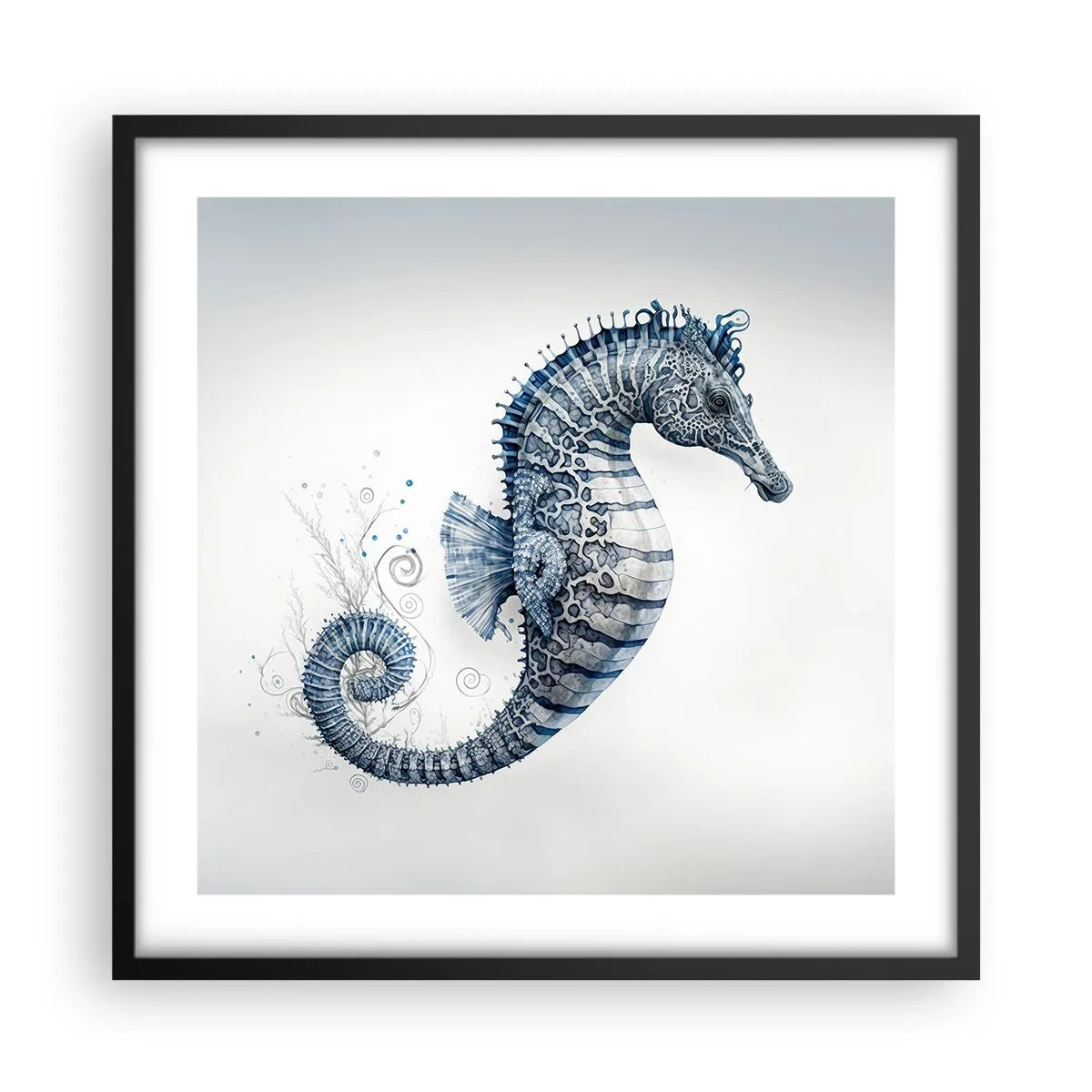 Poster in cornice nera - Delicato scherzo di natura - 50x50 cm