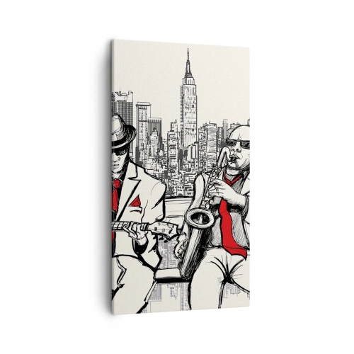 Quadro su tela - Stampe su Tela - Improvvisare a New York - 45x80 cm