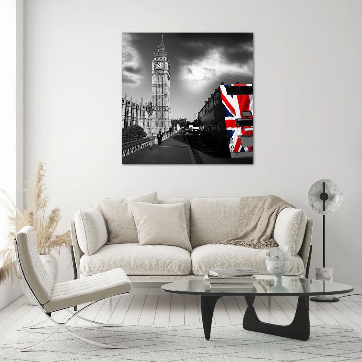 Quadro su vetro - Orgogliosa e grande - 60x60 cm