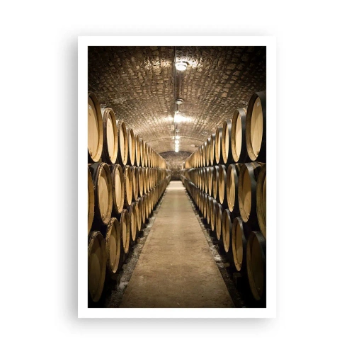 Poster - Nella cantina in mattoni - 70x100 cm