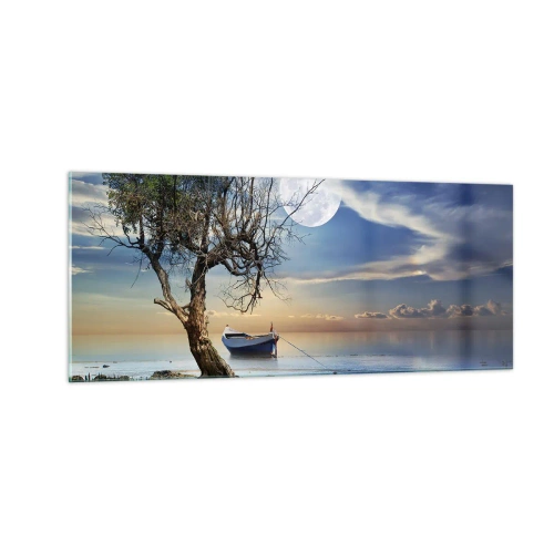 Quadro su vetro - È la fine o l'inizio? - 100x40 cm