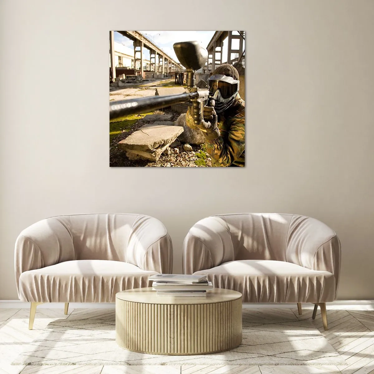 Quadro su vetro - Anche tu puoi essere un eroe - 60x60 cm