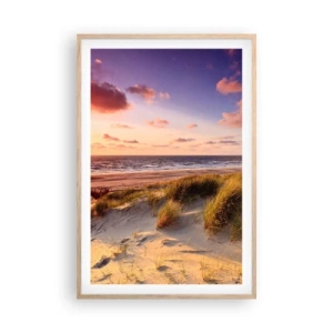 Poster in cornice rovere chiaro - L'aria già profuma di estate - 61x91 cm