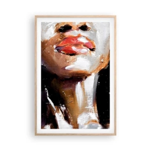 Poster in cornice rovere chiaro - Orgoglio senza pregiudizio - 61x91 cm