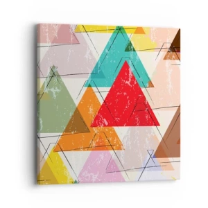 Quadro su tela - Stampe su Tela - Tre alla volta - 40x40 cm