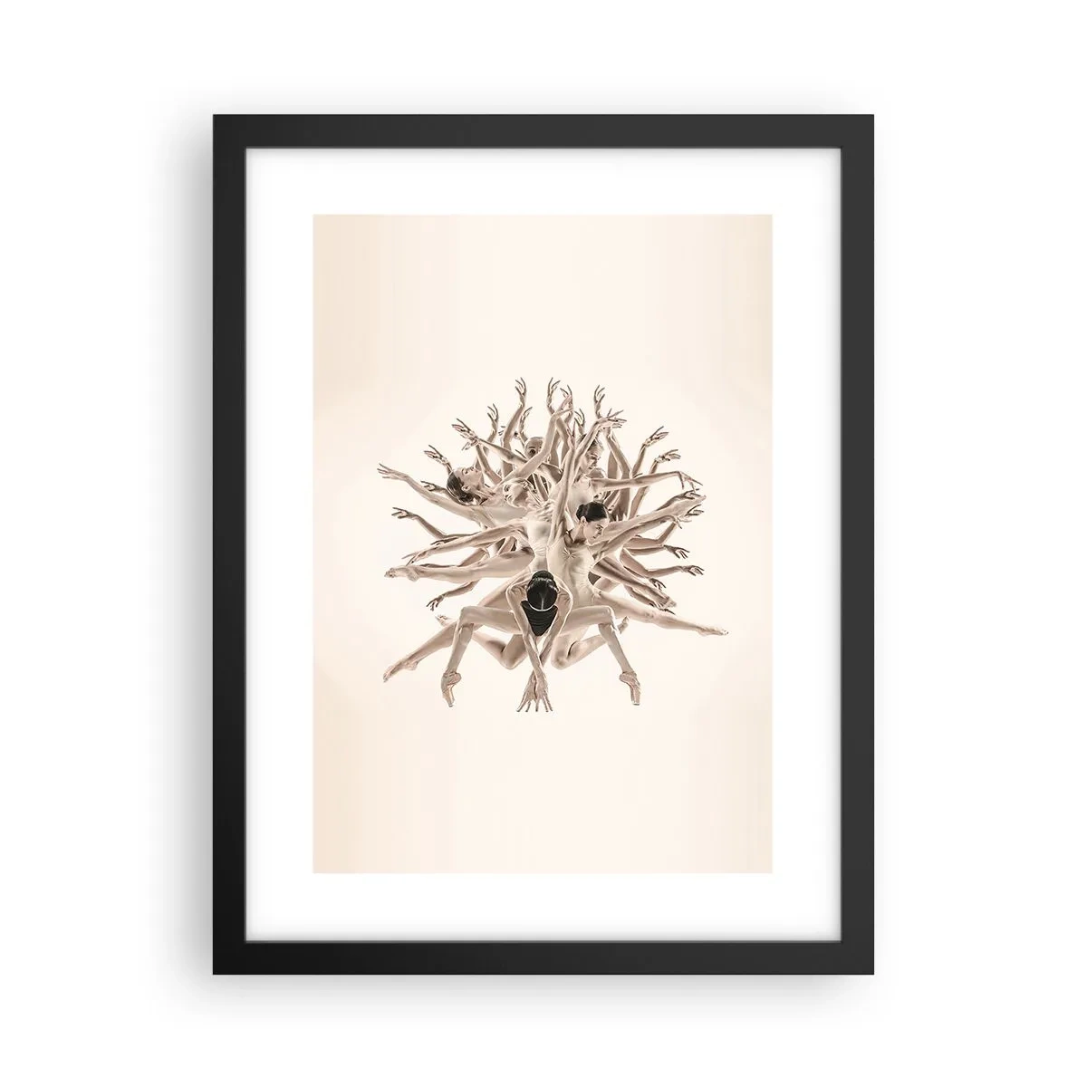 Poster in cornice nera - Fiorendo nella danza - 30x40 cm